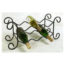 6 Bottle Wrought Iron Wine Rack